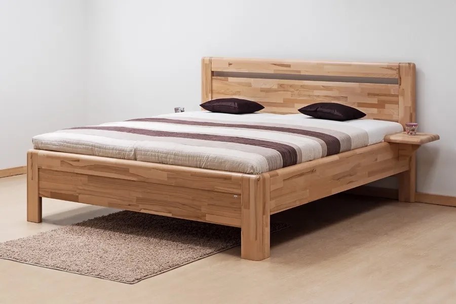 BMB ADRIANA KLASIK - masívna buková posteľ 120 x 190 cm, buk masív