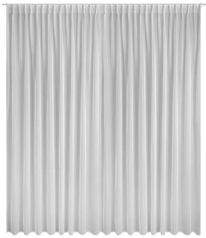 EUROFIRANY Klasický záves 400 cm x 300 cm biela 100 % polyester Rozmer varianty: 400 cm x 250 cm, Farba varianty: Biela