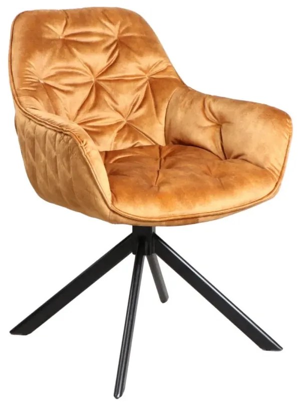 furniture-nabytek.cz - Masivní jídelní sestava Bullwer se 4 židlemi Carlton z akácie, lakovaná, kari / černá
