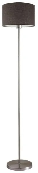 LED stojacia lampa TUNJA 1xE27/20W/230V pr. 30 cm matný chróm/hnedá