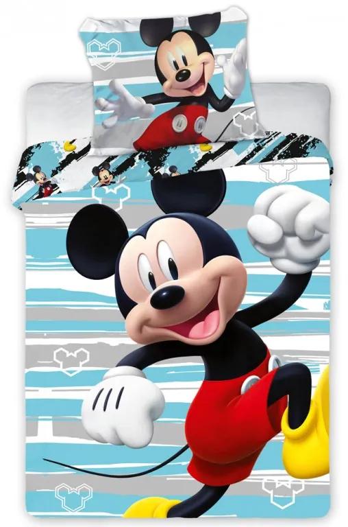 Obliečky do postieľky Veselý Mickey Mouse ,100x135/40x60 cm
