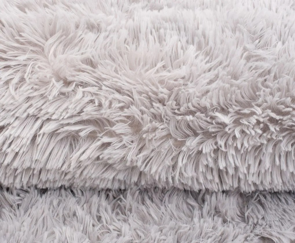Plyšový koberec TOP - svetlo šedý