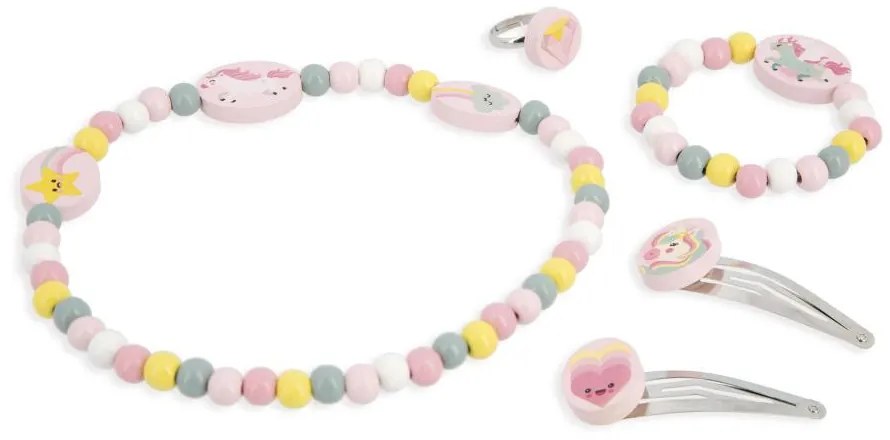 Súprava šperkov s jednorožcom - 5 ks