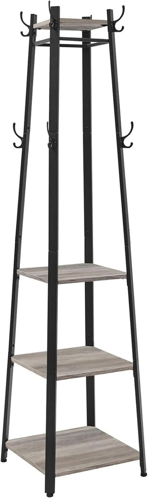 Predsieňový vešiak Vasagle Kopl svetlosivý