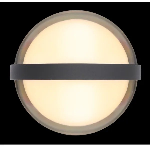Globo 34157 - LED Vonkajšie nástenné svietidlo ILLI LED/12W/230V IP54 čierna