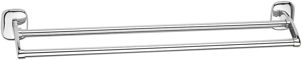 Aqualine Aqualine, RUMBA dvojitý držiak uterákov 600mm, chróm, RB111