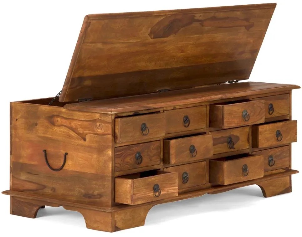 furniture-nabytek.cz - Masívny konferenčný stolík Merlin II z palisandra, lakovaný, hnedý – 110×60×45 cm