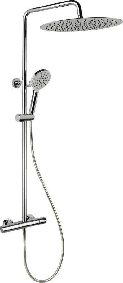 Sprchová súprava s termostatickou batériou DRAGOR, lesklý chróm