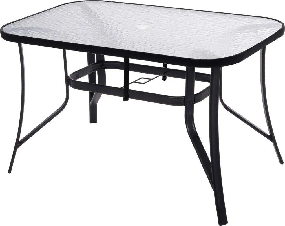 Záhradný stôl SPRINGOS GF1014​​​​​​​ - čierny