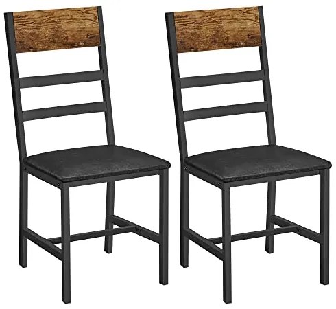 Jedálenské stoličky 2 ks VASAGLE LDC095B01