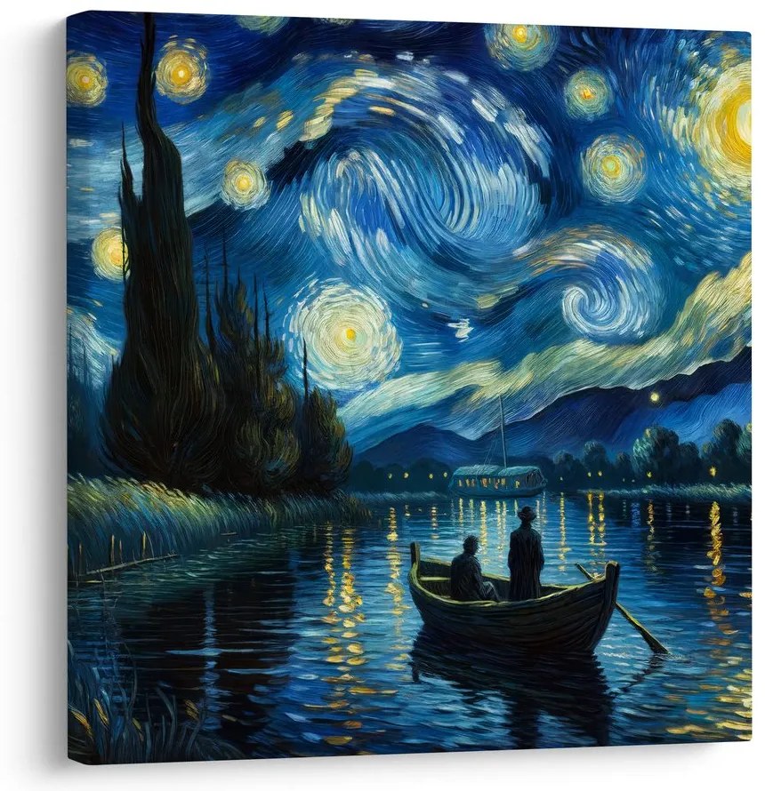 Obraz čarovná noc na vode