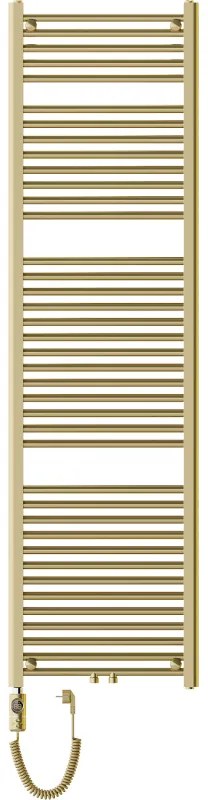 Mexen Mars, elektrické vykurovacie teleso 1800 x 500 mm, 600 W, zlatá lesklá, W110-1800-500-2600-50