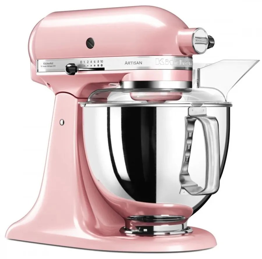 Kuchynský robot KitchenAid Artisan 4,8 l, ružový satén, 5KSM175PSESP