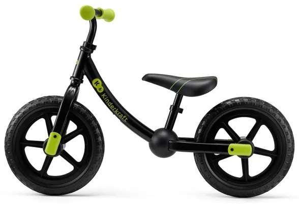 KINDERKRAFT - Odrážadlo 2WAY NEXT čierne