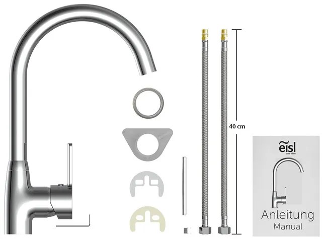 Eisl Kuchynská batéria Diziani (chróm) (100367178)