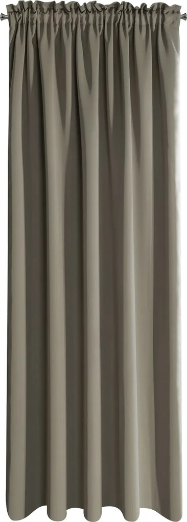 ZATEMŇOVACÍ ZÁVES NA PÁSKE ADLEY 135X270 CM TMAVOBÉŽOVÁ