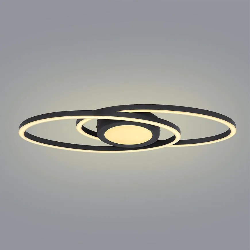 Stropné svietidlo LED 67239-24B 57X23 3000K Čierna