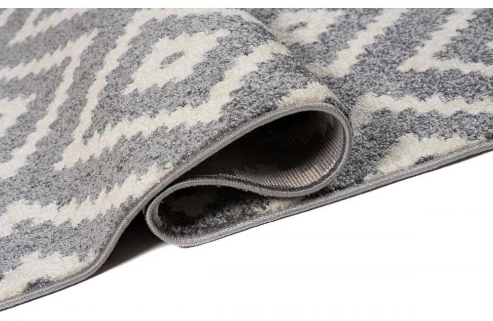 Kusový koberec Remund sivý atyp 100x500cm