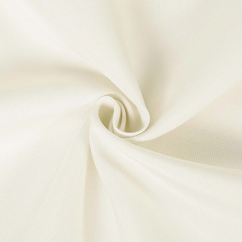 Goldea oválny teflónový obrus - smotanový 140 x 180 cm