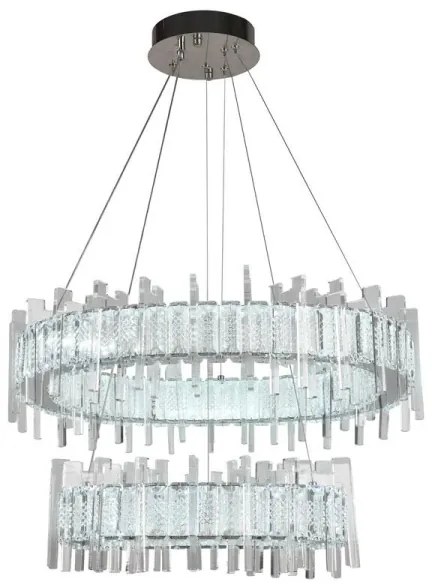 LED Stmievateľný luster na lanku LED/65W/230V 3000-6500K + diaľkové ovládanie