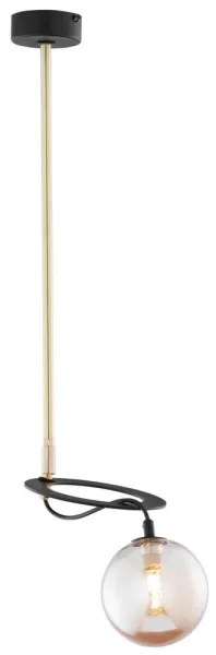 Jupiter 1890 - Luster na tyči PLANET 1xG9/10W/230V zlatá