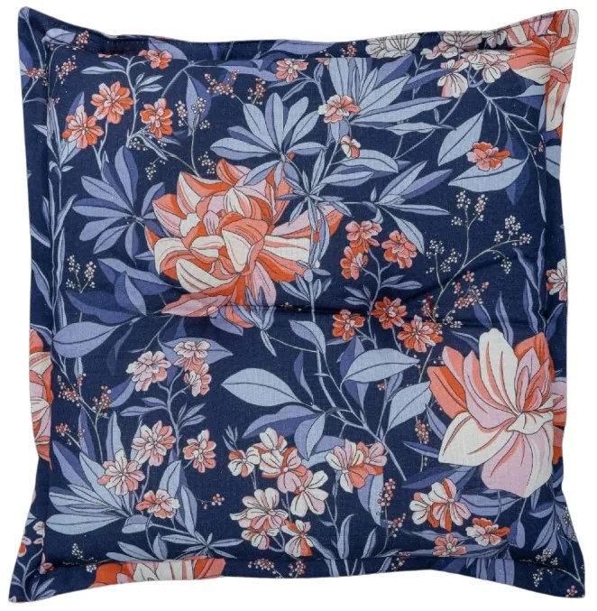 Podsedák na stoličku MADISON MAXIME INDIGO 50x50 cm, modrý