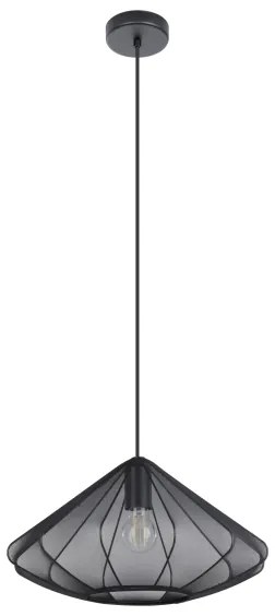 Eglo 43995 - Luster na lanku DOLWEN 1xE27/40W/230V pr. 42,5 cm čierna