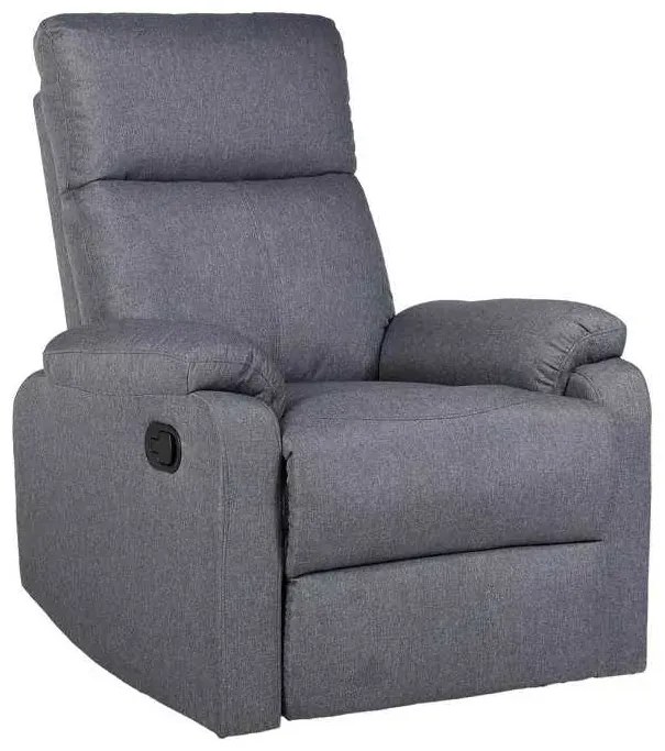 LuxuryForm DESIGN Televízne kreslo CARLOS s polohovaním - šedé