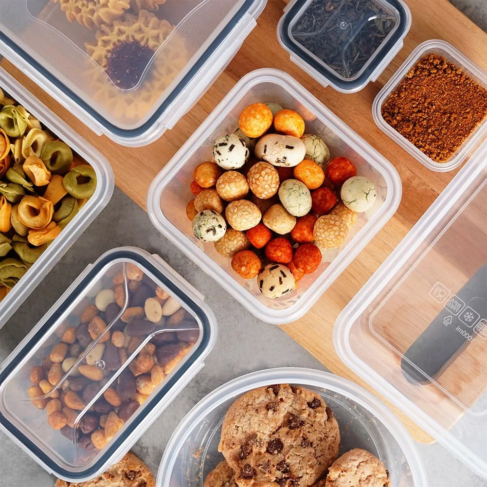 VILDE Sada 24 kuchynských tesniacich dóz, krabičky na jedlo LOCK&LOCK