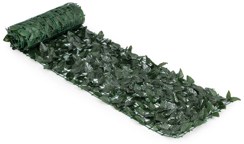 Umelý živý plot 300x50 cm - brečtanovo zelená