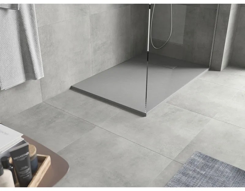 Mexen Hugo, SMC obdĺžniková sprchová vanička 110 x 80 cm, šedá, 42618011