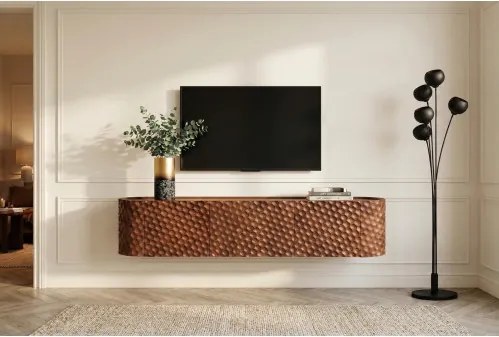 TV-skrinka 47586 Adlon 160cm Drevo Mango Hnedé - Komfort-nábytok