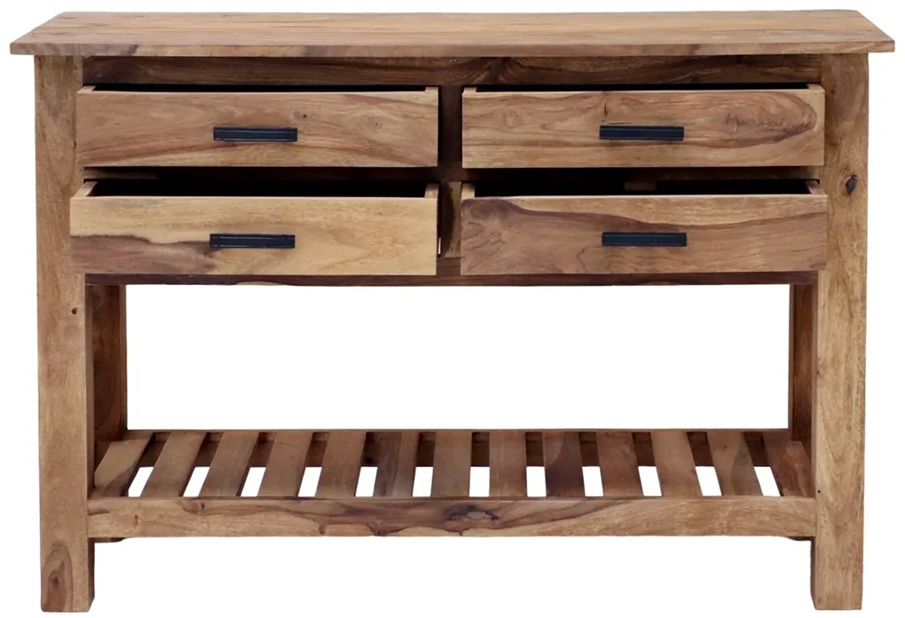 furniture-nabytek.cz - Konzolový stolík drevo palisander 110x35x76