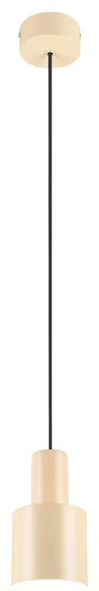 Žlté závesné svietidlo s kovovým tienidlom ø 12 cm Agudo – Trio