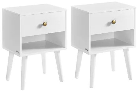 Set dvoch nočných stolíkov LET855W01 (2ks)