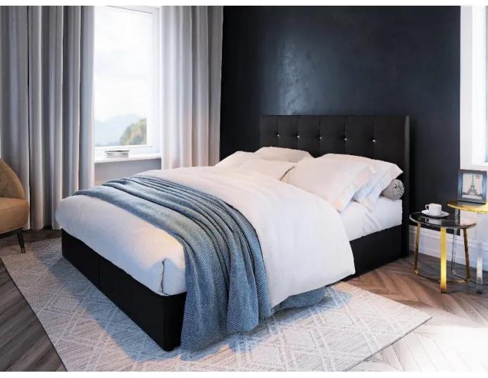 Elegantná posteľ KALINA 160x200, antracit