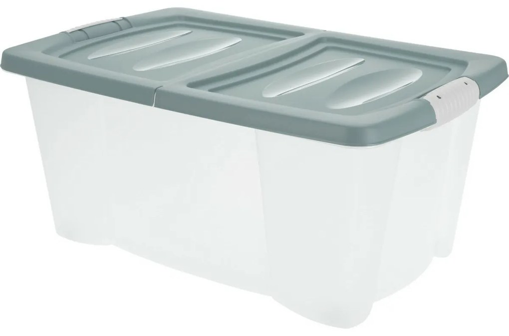 Úložný box s kolieskami 60 x 40 x  27 cm, zelená