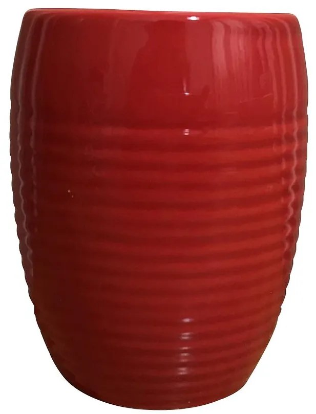 Pohár na zubné kefky 410 červený