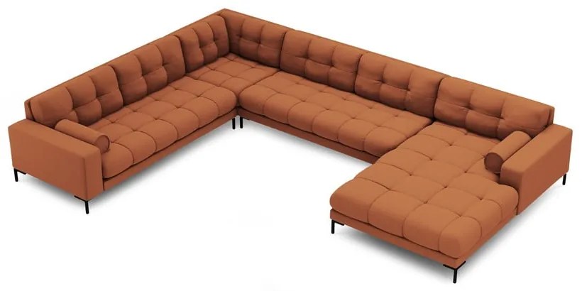 Rohová pohovka v tehlovej farbe (ľavý roh) Bali – Cosmopolitan Design