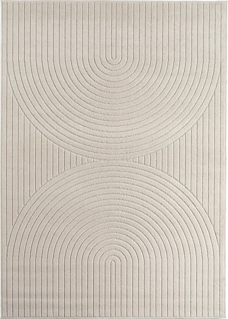 Kusový koberec Nova 1201 cream - na von aj na doma, 200x290, biela, chodba / predsieň, Ayyildiz