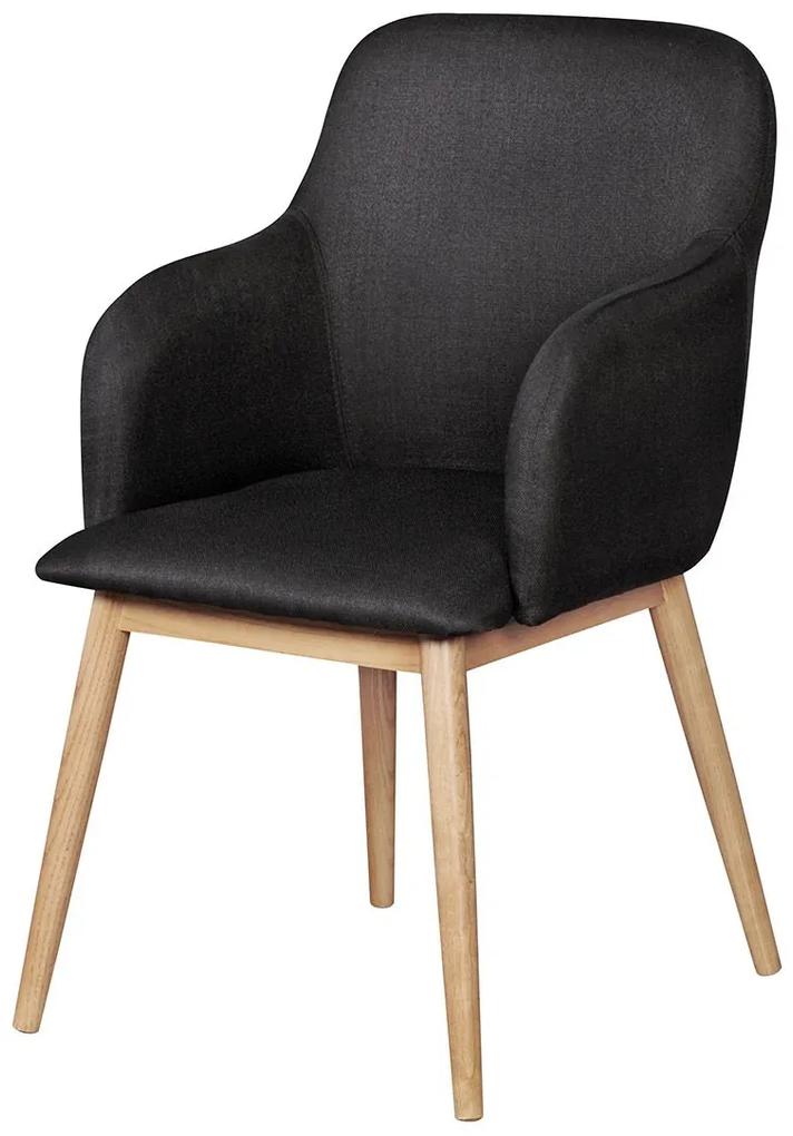 Wohnling Jedálenská stolička v škandinávskom štýle (antracitová ), šedá (100235621)
