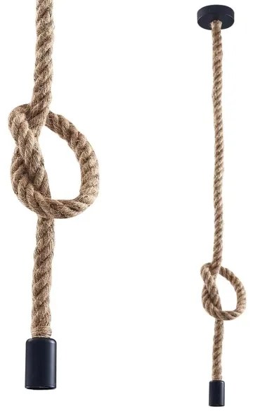 LED Luster na lanku ROPE 1xE27/8W/230V