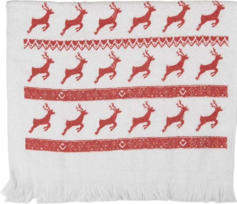 Kuchynský froté uterák s motívom jeleňov - 40*66 cm
