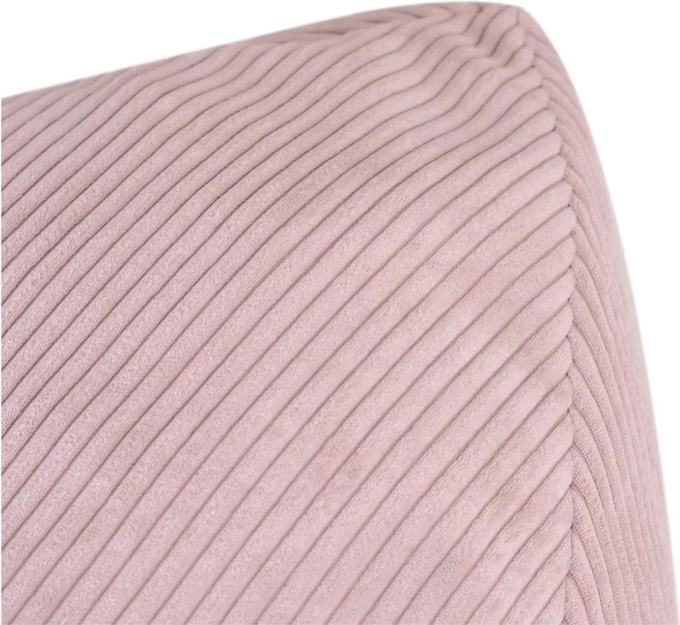 Sedací vak pre deti – svetloružová, prémiový manšestr