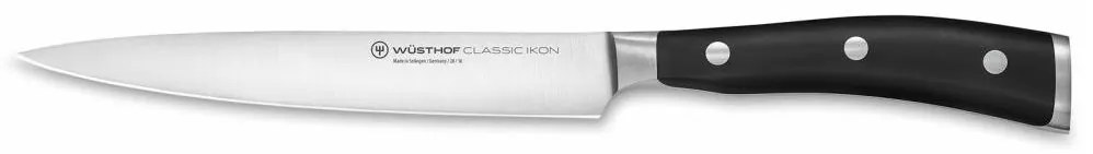Wüsthof Wüsthof - Kuchynský nôž na šunku CLASSIC IKON 16 cm čierna GG319
