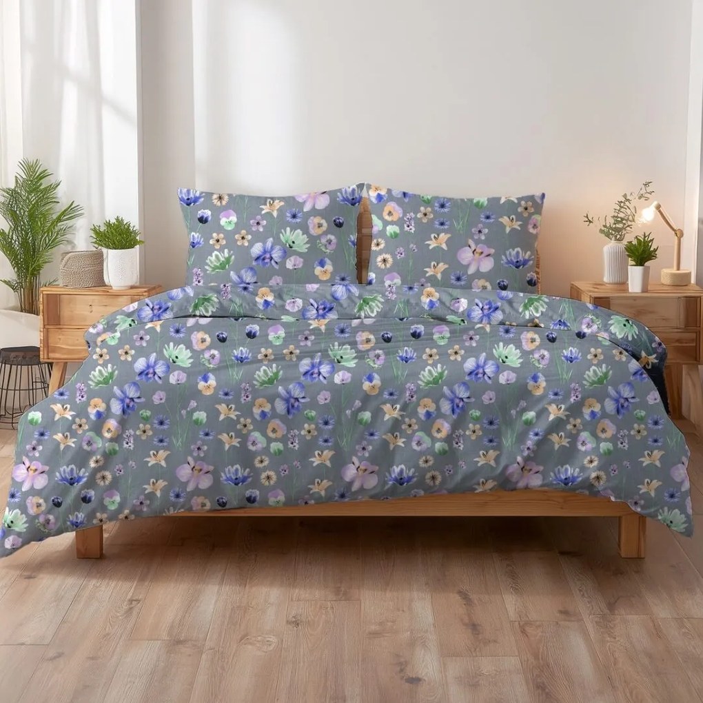 Obliečky flanelové Hintertux 200x140cm+90x70cm TiaHome