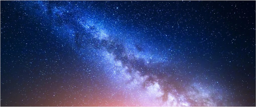 Obraz - Nočné krásy hviezd (120x50 cm)