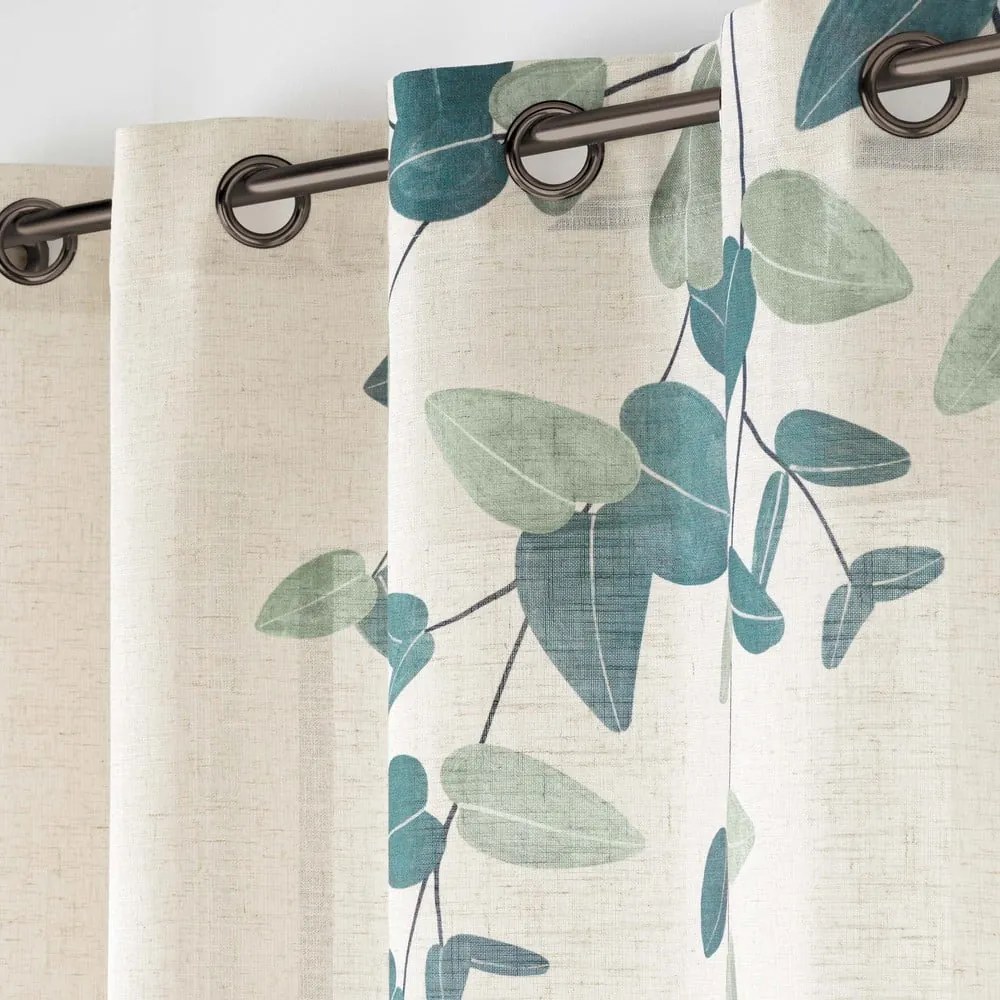 Zelený/béžový záves 140x260 cm Botanica – douceur d'intérieur