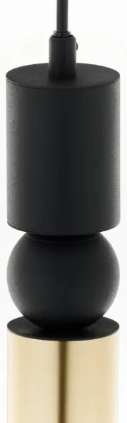 Jupiter 2006 - Luster na lanku ALAS 1xGU10/10W/230V zlatá/čierna