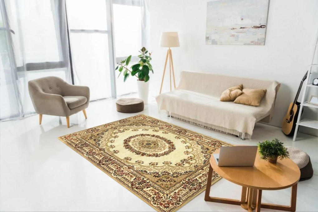 Berfin Dywany, Kusový koberec Adora 5547 K (Cream), 60x90, béžová, chodba / predsieň
